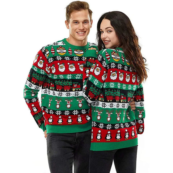 New Christmas sweaters for autumn and winter in Europe and America