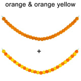 10-100pcs Marigold Flower Garland Decoration Artificial Flowers Indian Decor Diwali Pooja Day of The Dead wedding Mexican Party