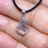 Natural Crystal Herkimer Diamond Pendant Hang Stone Gemstones Mineral Energy Reiki Home Decorations Gift Ore Crystals