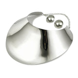 Large Metal Torque Necklace Set Gold Color Women Statement Big Stud Earrings African Jewelry Sets Femmes Indian Accessorie 2022