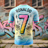 2025/26 Hot Selling Ronaldo's Fresh and Cool Summer Sports Shirt, Breathable, Quick drying, Comfortable T-shirt for Daily Use