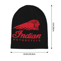 Indians Motorcycle Warm Knitted Cap Fashion Bonnet Hat Autumn Winter Outdoor Beanies Hats for Unisex Adult