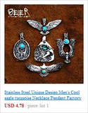 BEIER Stainless Steel Punk Style Simple Octopus Pendant Pendant fashion Chain Necklace men/women Jewelry BP8-1004