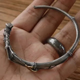 Handmade Bamboo Node Open Bracelet Vintage Worn Handmade Jewelry Bracelets Bold Ethnic Style Bracelet New Hot Sale Of The Season