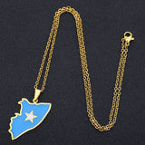 2024 New fashion stainless steel dripping Somali necklace for men and women geometric ethnic style collarbone chain anniversary