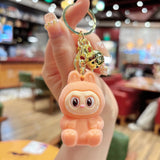 Cross-Border Hot Sale Cartoon Keychain Plush Key Holder Cute Doll Bag Pendant Toy Machine Hanging Decoration Flocking Sheep