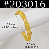 Anniyo 1Piece Alloy Bracelets for Women Ethiopian Bangles Jewelry African Arab Birthday Party #203016