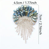 Women Shining Jellyfish Pins Rhinestone Beautiful Sea Animal Party Brooch