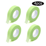 Kekelala 4 Rolls Colorful Eyelash Extension Tapes Soft Medical Breathable Adhesive Tape Cutter for False Lashes Makeup Tools