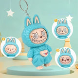 Rab face-changing doll animation keychain, student bag pendant, tabletop ornaments, children's toys, gifts