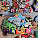 Fridge magnet Mexico Cancun Tourist Souvenirs Los cabos Margaritaville Chichen Itza Magnetic Refrigerator Stickers Home