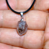 Natural Crystal Herkimer Diamond Pendant Hang Stone Gemstones Mineral Energy Reiki Home Decorations Gift Ore Crystals