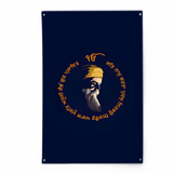 Sikh Khanda Sikhism Flag DIY Flag For Family Group Party Living Room Home Dorm Decor Wall Art Decor Banner