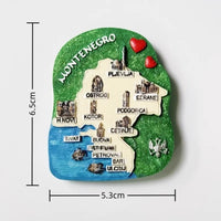 Montenegro Fridge Stickers Budva Travelling Souvenirs Kotor Fridge Magnets Home Decoration Wedding Gifts