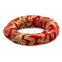 Silk Brocade Cushion Pillow For Yoga Tibetan Singing Bowl Mat Meditation Ring Cushion Buddhism Products Sound Bowl Pads Home