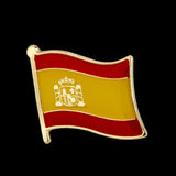 Spain Flag Badge Brooch Natinal Lapel Pins Flag Lapel Pins Country Flag Badge