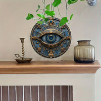 Eye - Ancient Egyptian Wall Hanging Decoration, Living Dining Room -Pyramid Themed Home Decor Gift
