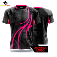 New Men's T-shirts for Men Quick-Drying Tees Shirt Uniforms Game competition Clothing Printed T-shirts Boys Breathable Sport