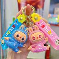 Cute Dancing eep Doll Keychain Car Chain Key Holder Cartoon Sle PVC Material Creative Gift Small Present