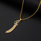 Stylish Peace Map Stainless Steel Pendant Necklace for Men Women Arabic African Jamaican Amulet Jewelry