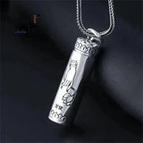 Vintage Ethnic Style Sterling Silver Simple Fashion Shurangama Mantra Buddha's Hand Wu Box Pendant Mascot Exquisite Holiday Gift