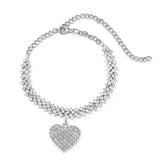 Shining Cubic Zirconia Chain Anklets for Women Fashion Ankle Bracelet on the leg Sandals Foot Jewelry Summer Accessories