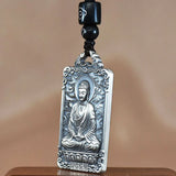 Eight Patronus Buddha Tathagata Avalokitesvara Amitabha Necklace Male Jewelry Zodiac Pendant Necklace For Women Men Amulet