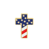 USA Flag Lapel Pin Cute Coat of Arms of United States American Map Flag National Emblem Brooch Button Badges Lapel Pins