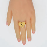 Anniyo Curacao Africa Map Ring for Women Men Stainless Steel Jewelry @22A48