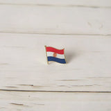 National Flag Metal Lapel Pin Country Badge All the World Netherlands Palestine Panama Peru Philippines Poland  Portuguesa Qatar