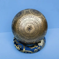 Nepal Handmade Singing Bowl Yoga Meditation Buddha Copper Chime Professional Tibetan Bowls Sound Healing Instrument Ornaments