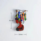 Kenya Africa Travelling Souvenirs Fridge Magnets Creative Home Decoration Resin Fridge Magnetic Stickers