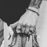 Stainless Steel Fashion Simple Adjustable Bracelet Men's Classic Design Twist Bracelet Unique Open Bangle Jewelry Gift Wholesale