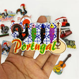 3d resin Fridge magnets Portugal Lisboa Tourism Souvenirs Magnetic Refrigerator Stickers For Home Decoration