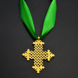 Anniyo Ethiopian Traditional Ethnic Big Cross Jewelry Pendant DIY Rope Eritrea African Afar Israel Saudi Arab Ornaments #331306