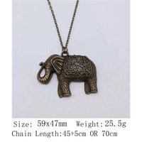 Birthday Gifts Necklace 45Cm Or 70Cm Long Chain Elephant Neck Decoration Choker Neck