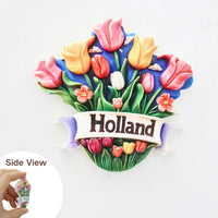 1pc, Australia Fridge Magnet, Koala Magnet, Ocean Magnet,Netherlands Windmill Tulip Four-Leaf Clover Fridge Sticker Home Decorat