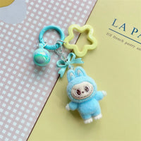 Kawaii Keychain With Bow Car Hanging Pendant Decor Cartoon Backpack Hanging Keychain Charms Keyrings Party Gift For Kid брелок