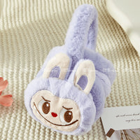 Autumn Winter New Cartoon Cute Laubfabrik Rabbit Plush Ear Cover Student Children Anti-frost Warm Ear Warm Ear Cover Motorcycle