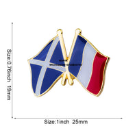 Scotland Flag Laple Pin Badge Brooch