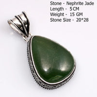 Genuine Amazonite Turquoise Agate Jasper Tiger Eye  Antique Pendant