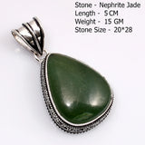 Genuine Amazonite Turquoise Agate Jasper Tiger Eye  Antique Pendant