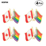 4pcs Pakistan & Ukrain Cross Badge Lapel Pin Badge  Brooch Icons