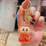 Acrylic Keychain with Flowing Sand Toy Figure Bag Accessory Cute Blind Box Decoration Gift Key Chain from Mainland China