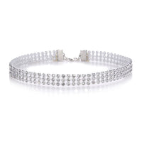 TOP Quality Cool Shiny Rhinestone Bundle Neck Popular Element Collar Necklace Punk Hip Hop Women's Choker Gift Korean Jewelry