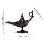 Antique Style Lamp Metal Incense Burner Scented Unscented Candle Holder Home Decor Gift Arabic Incense Burner