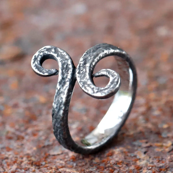 New Creative Designs Men's 316L stainless steel Vintage Odin Norse Viking style troll cross Amulet ring for teen fashion Jewelry