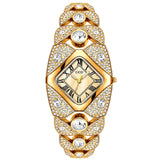 2025 New Women Watch Light Luxury Brand Diamond Inlaid Bracelet Watches Waterproof Ladies Fashion Quartz Clock Wristwatch Gift