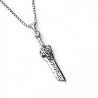 European and American style Viking amulet axe pendant stainless steel necklace couple party gift broken sword street trend