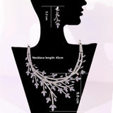 ASNORA  Zirconia High Quality Indian Jewellery Set Conjunto Feminino Kadın Takı Seti Bijoux Femmes Luxury Kolye Seti Kadin